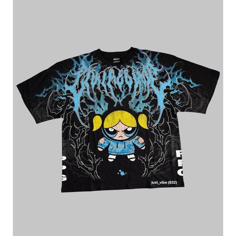 Civil Regime x The Powerpuff Girls Bubbles Thorn Rush 199X Premium Tee Men’s 2XL